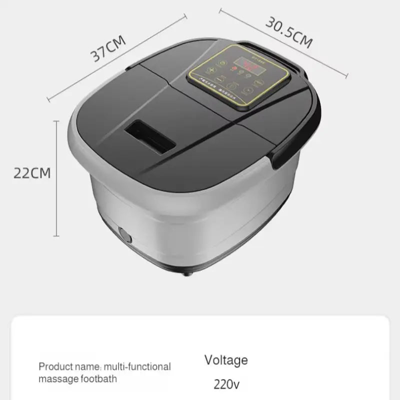 Household fully automatic massage foot bath Knee-pad constant temperature heated foot bath Bucket Automatic Heating Foot Massag