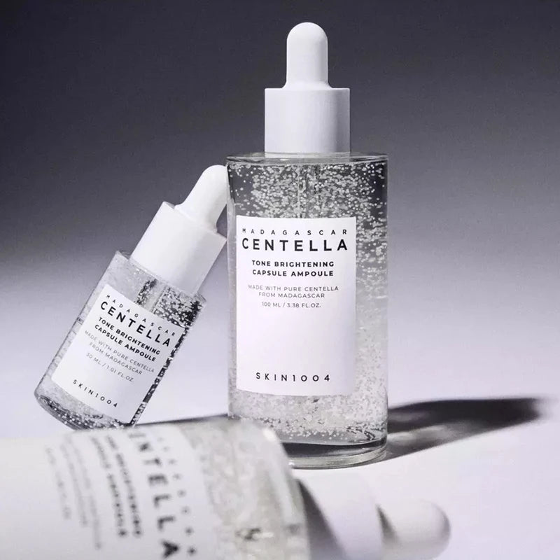Korean Centella Tone Brightening Toner Facial Calming Moisturizing Serum Cream Gentle Cleanser Skincare Original Products Set