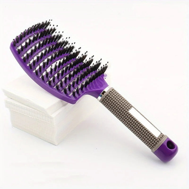 Magic Scalp Massage Brush for Women- Professional Detangling Tool for Wet and Curly Hair - Hairdressing Tool/  Herramienta profesional para desenredar cabello húmedo y rizado