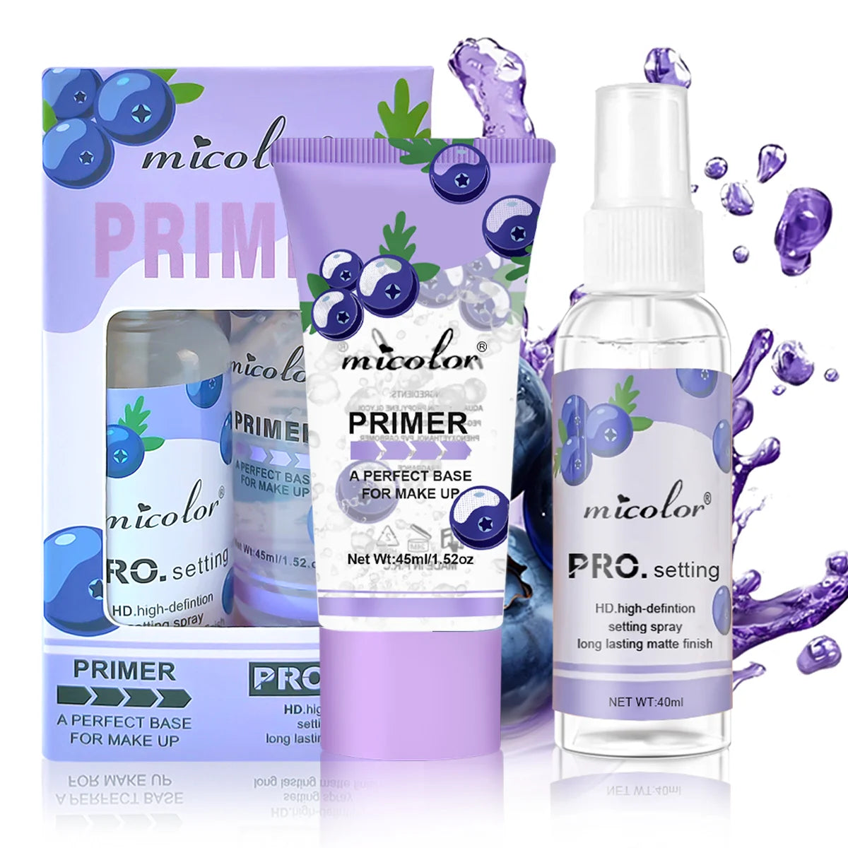 Transparent Jelly Primer Makeup Base Color Rendering Long Lasting Makeup Holding Pre Makeup Base Cream 45ml/1.52oz